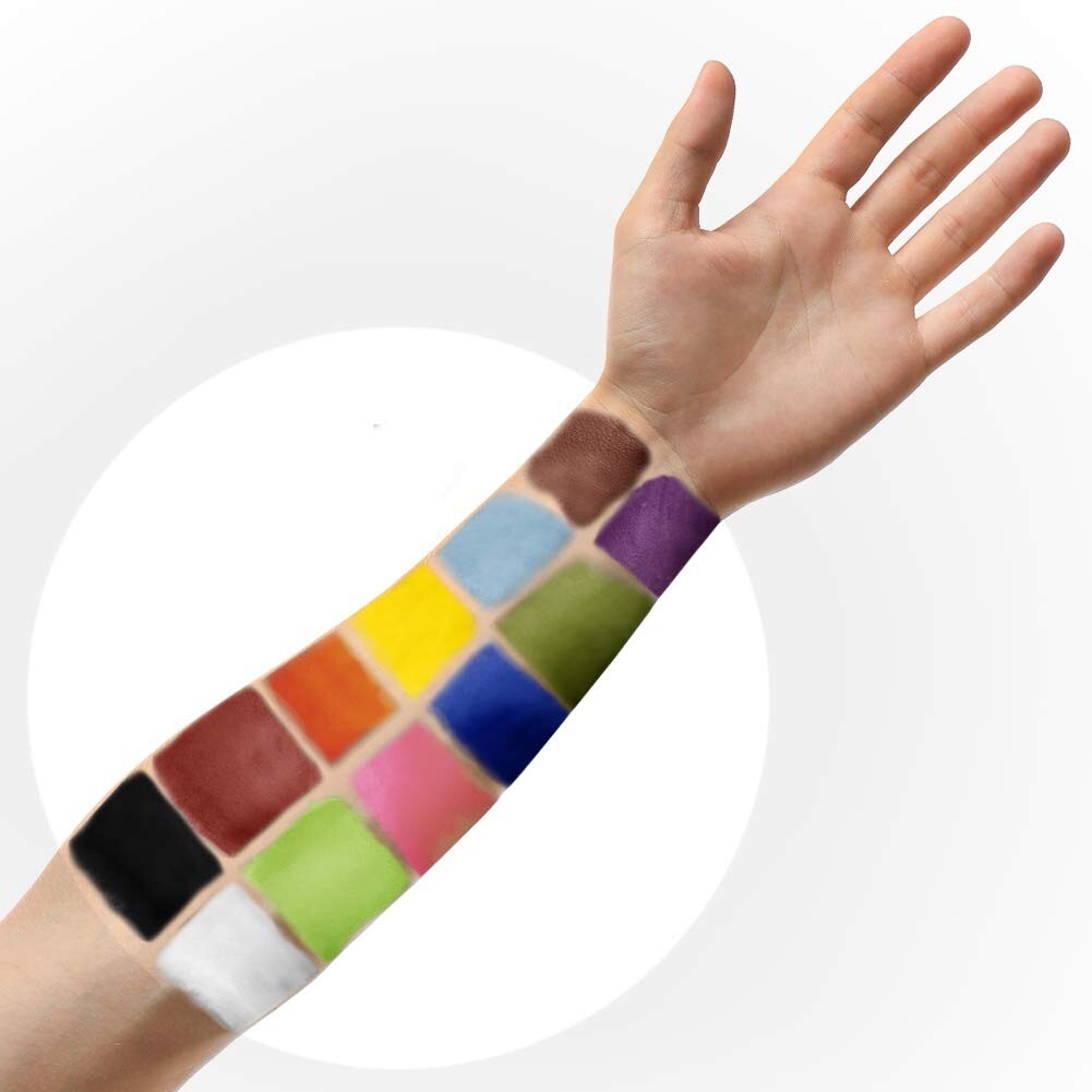 Complete 12-Color Face Painting Set - Hypoallergenic, Quick Drying & Portable