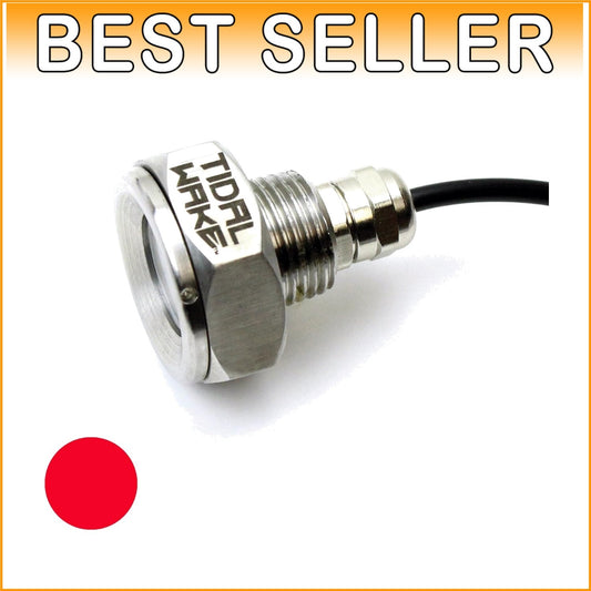 Effortless Underwater LED Light - Quick Connect for Boat Drain Plug Installation