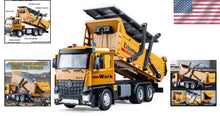 Load image into Gallery viewer, Interactive Dump Truck Toy with Lights &amp; Sounds – Perfect Gift for 4-7 Year Olds