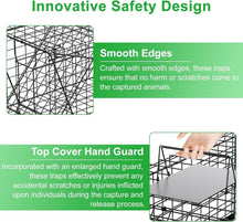 Load image into Gallery viewer, Stainless Steel Large Animal Trap - 51x19x17in for Dogs, Coyotes, Raccoons