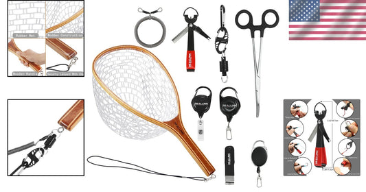 Professional Fly Fishing Tool Kit: Complete Set with Hook Remover & Line Clipper