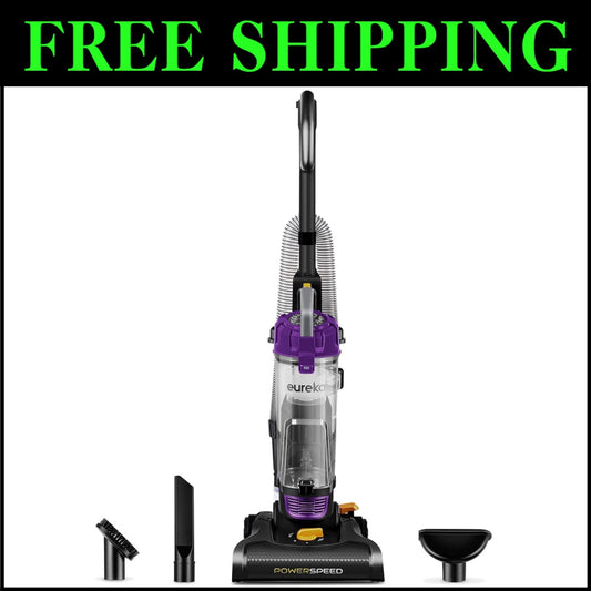 Multi-Functional PowerSpeed Bagless Upright Vacuum - Complete Cleaning Tools