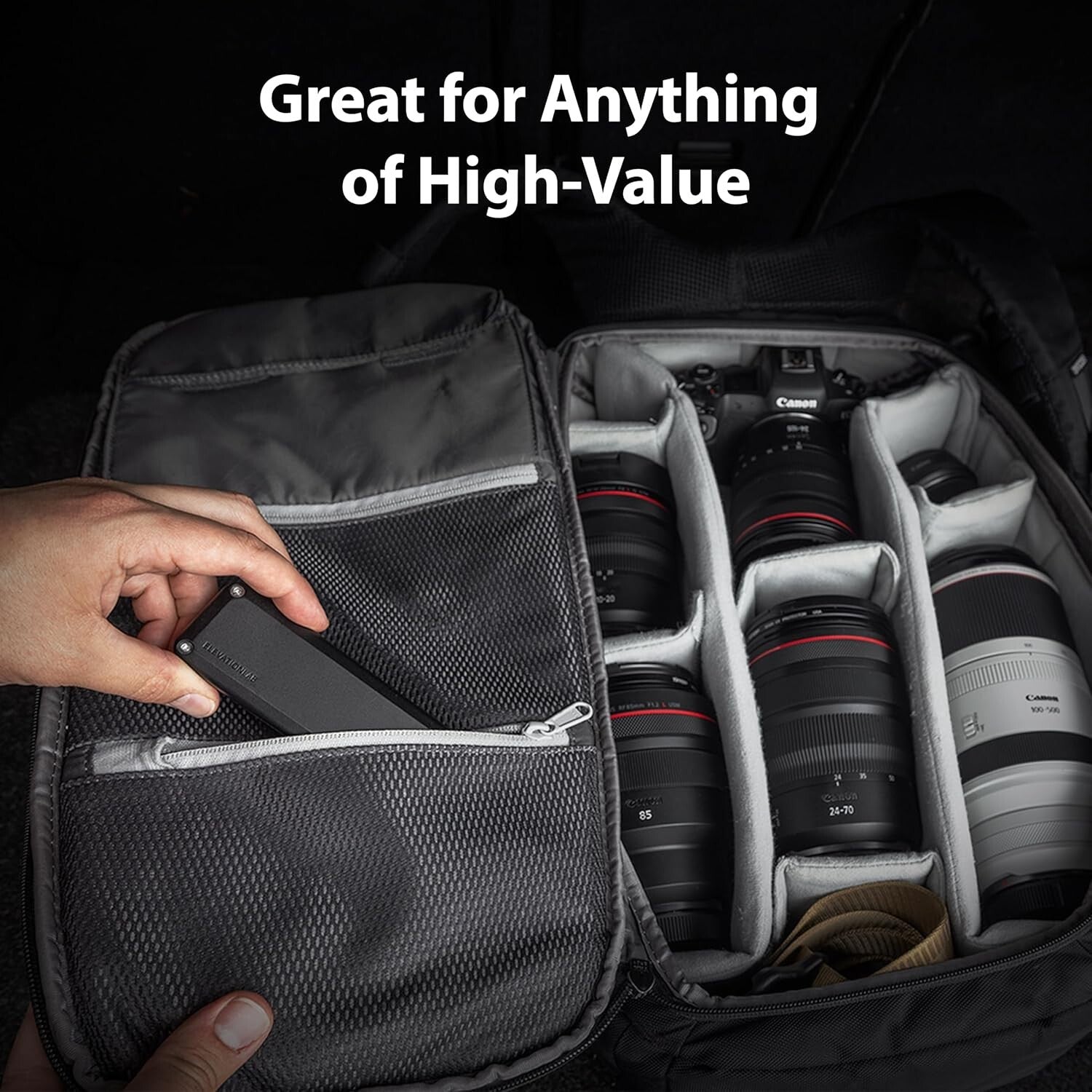 14x Extended Battery AirTag Case - Waterproof AA Powered Protection - 4-Pack