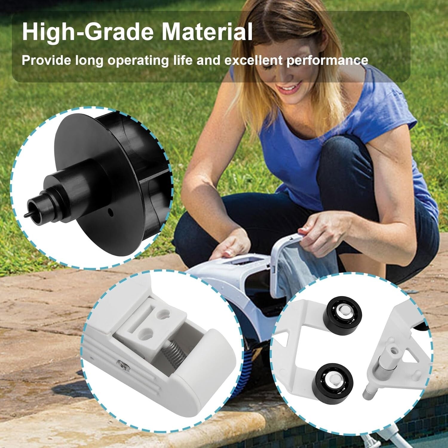 Durable Hayward Navigator Pool Cleaner A-Frame & Pod Combo Kit—Easy Install!