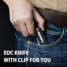 Load image into Gallery viewer, EDC Tactical Knife: 3.48" Blade with Button Lock &amp; G10 Handle for Men &amp; Women