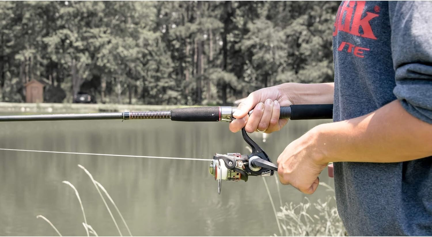 Durable 6.5ft GX2 Spinning Fishing Rod and Reel Combo - Portable & Reliable