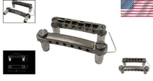 Load image into Gallery viewer, Tune-O-Matic Tailpiece &amp; Saddle Bridge Combo for LP/SG Electric Guitars - Relic