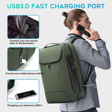 Load image into Gallery viewer, Waterproof Tech Backpack with Smart Lock &amp; Fast Charging for Adventurous Adults