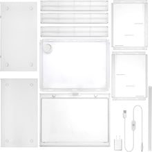 Load image into Gallery viewer, Elegant Dustproof Display Case with Lighting for Mini Action Figures, 11.8x9.1
