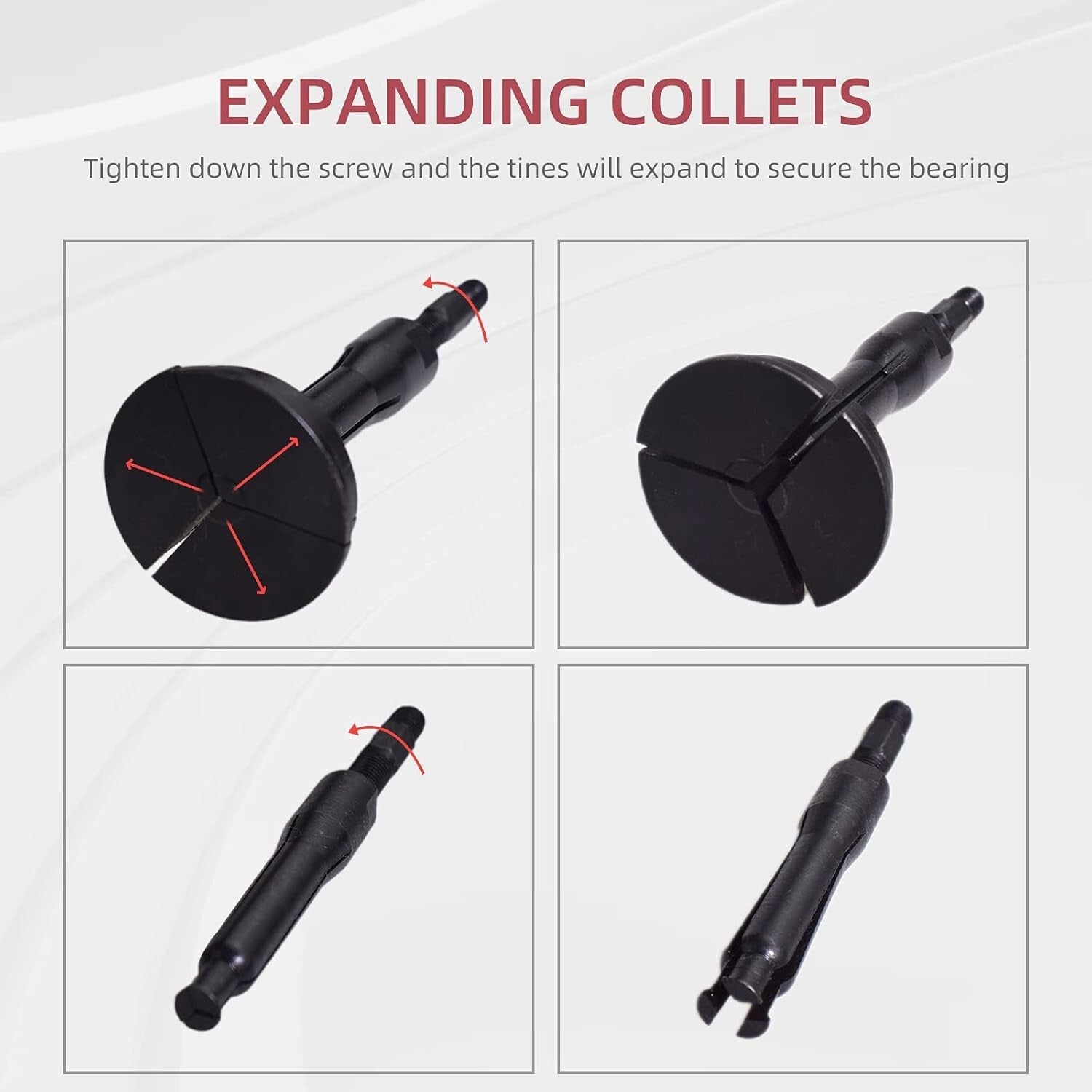 Chrome Molybdenum 16PCS Bearing Internal Extractor Tool Kit with Slide Hammer