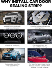 Load image into Gallery viewer, Weather-Resistant Automotive Seal Strip - 30FT Soft Rubber for Versatile Use