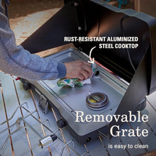 Load image into Gallery viewer, Triton+ Portable 2-Burner Camping Stove with Push-Button Ignition – 22,000 BTUs