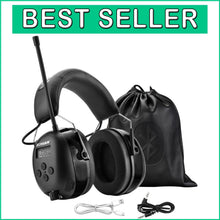 Load image into Gallery viewer, Innovative Bluetooth Earmuffs with FM/AM Radio, Comfortable Fit &amp; 48hrs Playtime