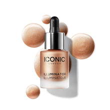 Load image into Gallery viewer, Liquid Highlighter Drops - Radiant Champagne Shimmer for Ethical Makeup Lovers