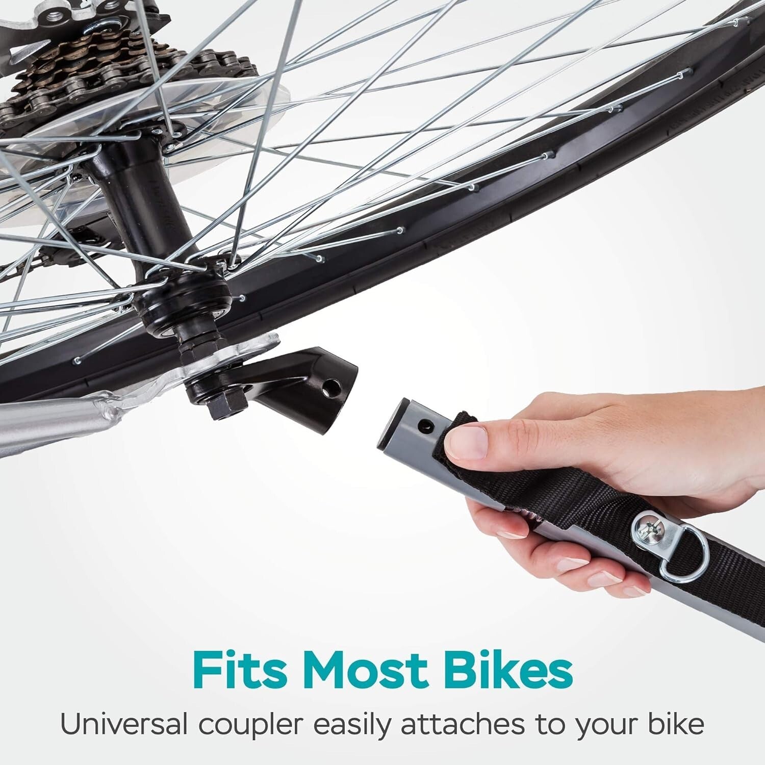 Versatile Quick-N-EZ Double Bike Trailer - Safe Toddler Transport & Storage