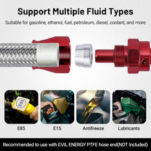 Load image into Gallery viewer, High-Pressure 10AN PTFE Fuel Hose - Universal Fit, 10FT Stainless Steel Braided