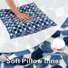 Load image into Gallery viewer, Durable Waterproof Outdoor Pillows 18x18 with Plush Inserts - Year-Round Comfort