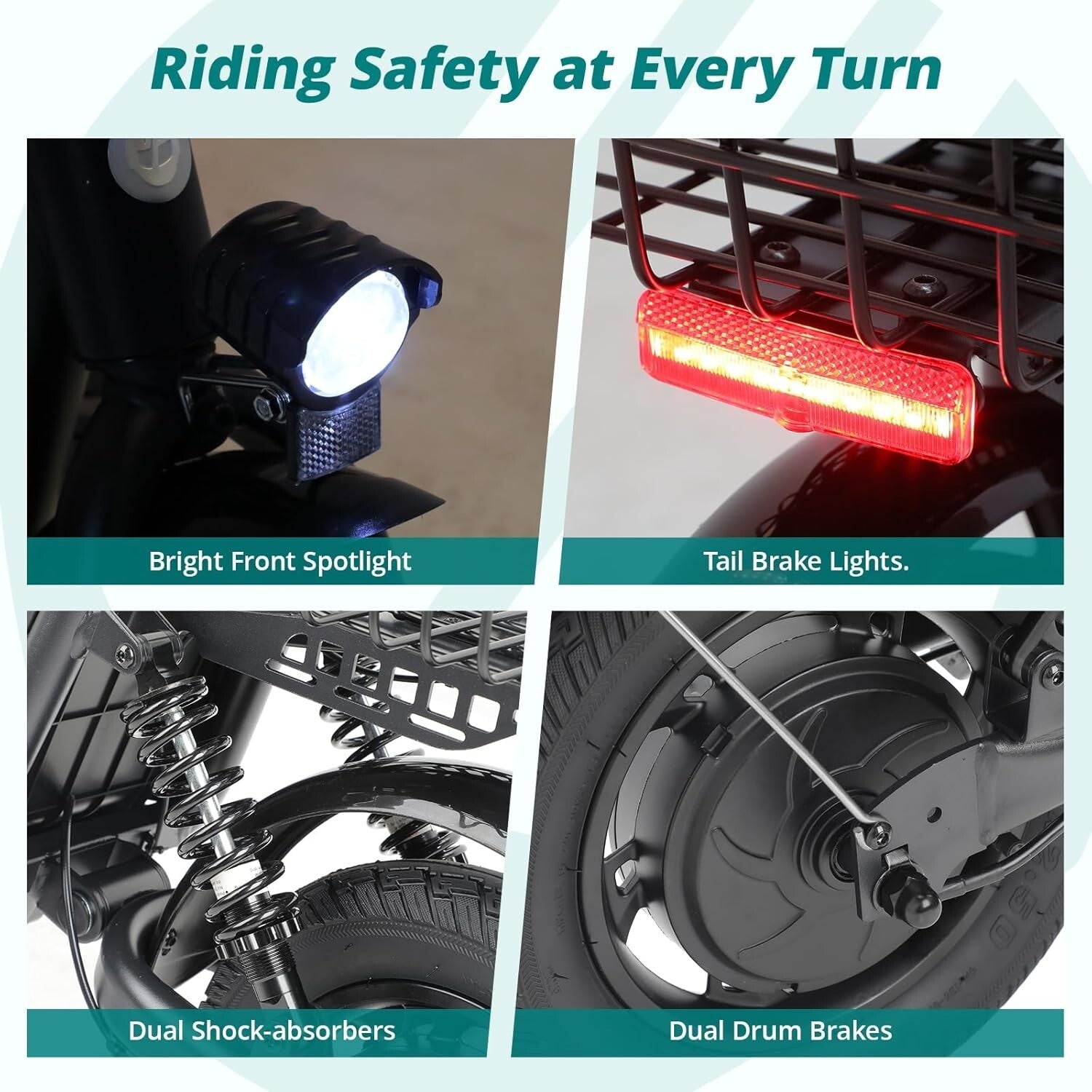 Effortless Commuting: 12" Pneumatic Tire Electric Scooter with Seat for Adults