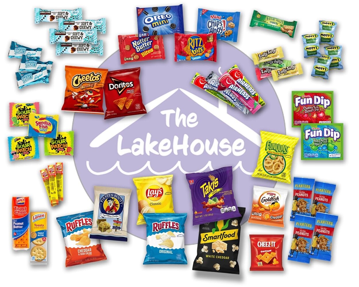 Care Package Snack Variety - 50 Individually Wrapped Snacks for All Occasions