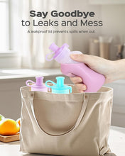 Load image into Gallery viewer, Mess-Free Baby Feeding with Reusable Silicone Food Pouches, Dishwasher Safe, 5oz
