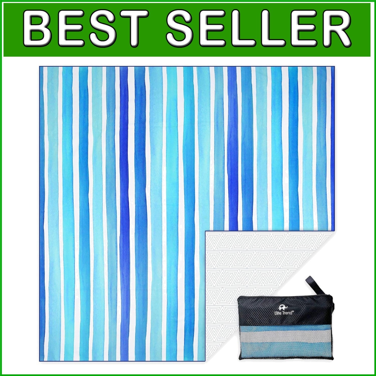 Compact and Lightweight Microfiber Beach Towel 72x72 – Ideal for Family Trips