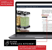 Load image into Gallery viewer, BPA-Free Food Storage Containers - Airtight Canisters for Flour, Sugar, and More