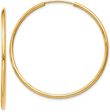 Load image into Gallery viewer, Timeless 14K Gold Hoop Earrings - High Polish Endless Style, Gift-Ready Set