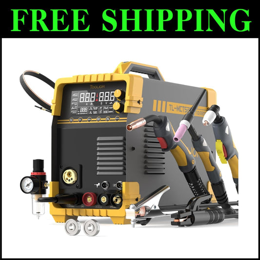 Versatile 5 in 1 Welding Machine with Spool Gun - Ideal for Aluminum Work