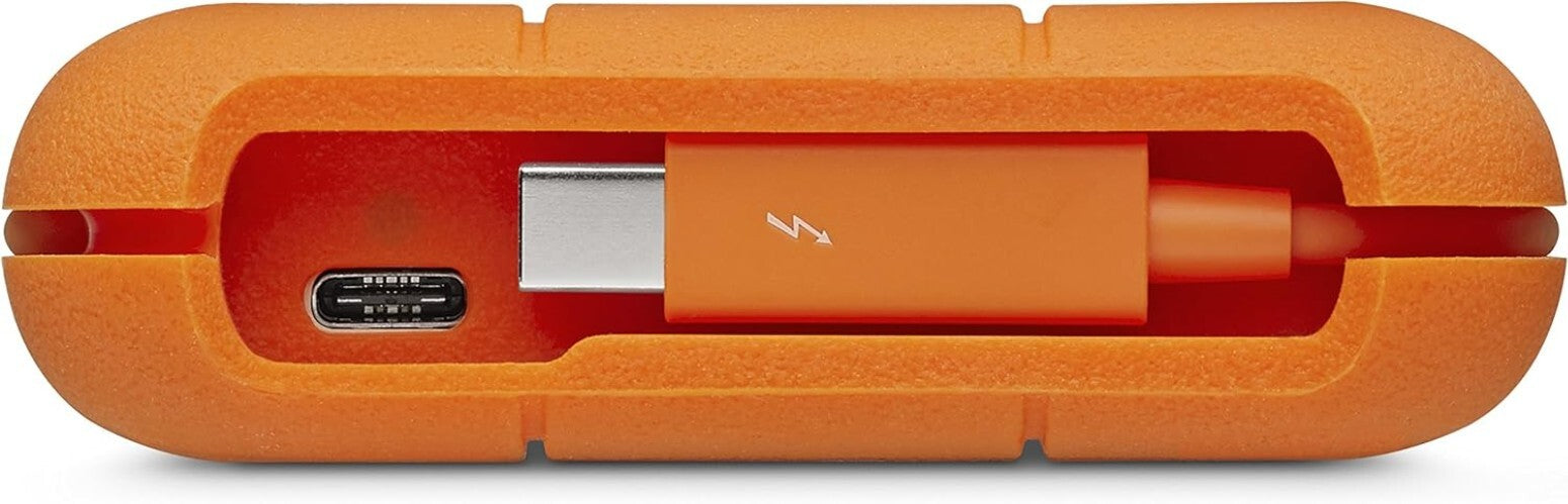 4TB USB-C External Hard Drive - Portable, Shockproof & Weather Resistant Storage