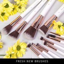 Load image into Gallery viewer, Complete Professional Vegan Makeup Brush Set - Soft Brushes &amp; Eco-Friendly Case