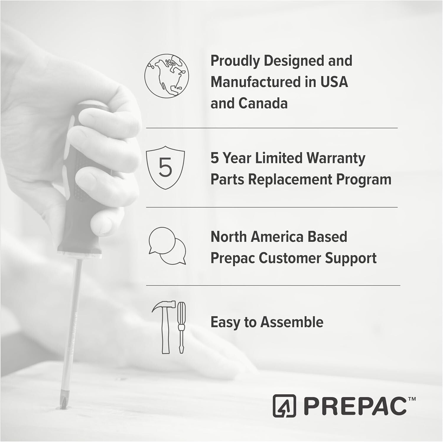 Sleek 6-Drawer White Dresser: Durable Tall Chest Perfect for Organized Bedrooms