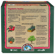 Load image into Gallery viewer, All-Natural 15 lb Vegetable Fertilizer 4-4-4 Mix for Healthy Garden Growth