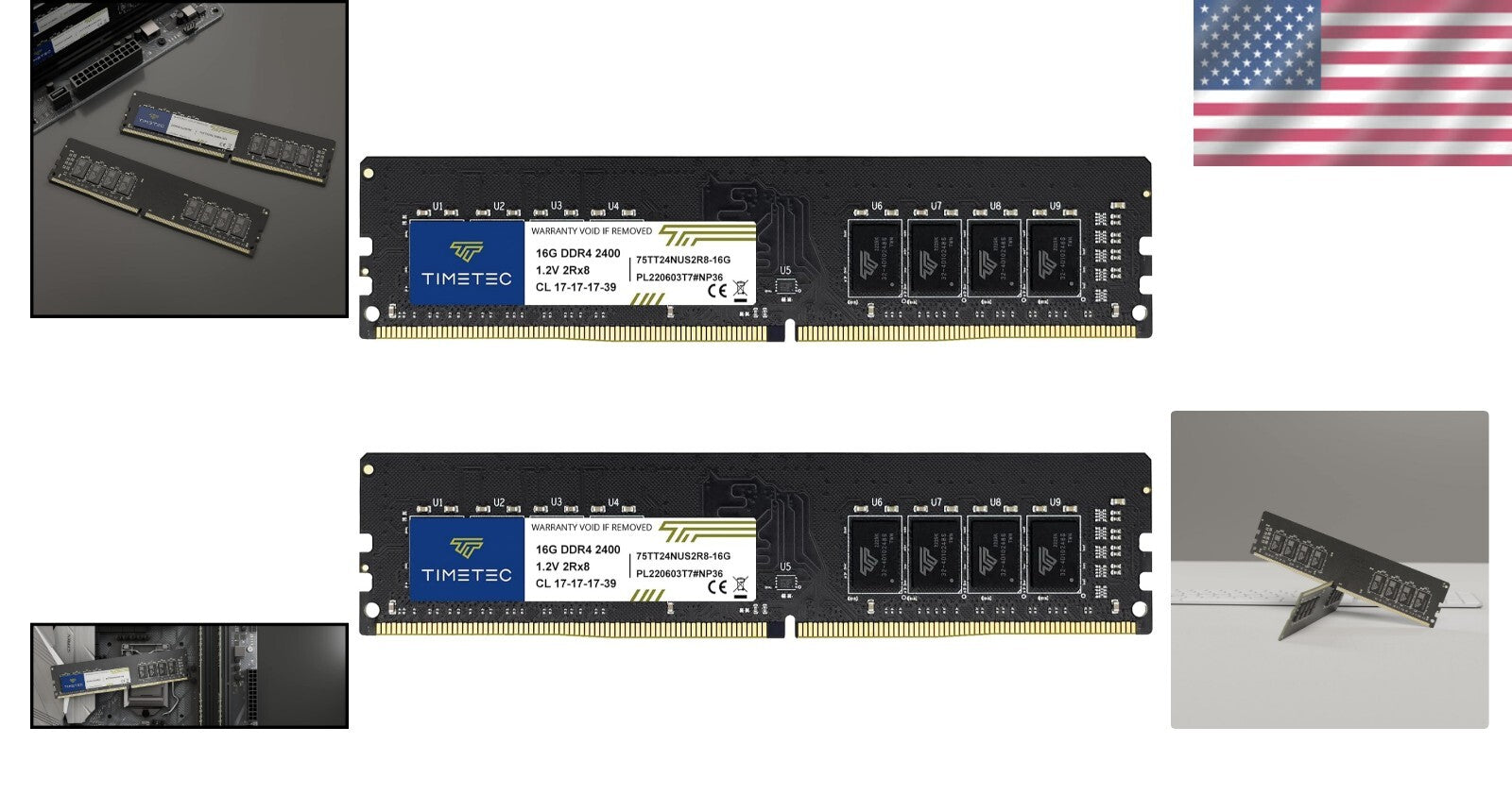 Enhanced 32GB RAM (2x16GB) 2400MHz Desktop Memory - Lifetime Warranty Included