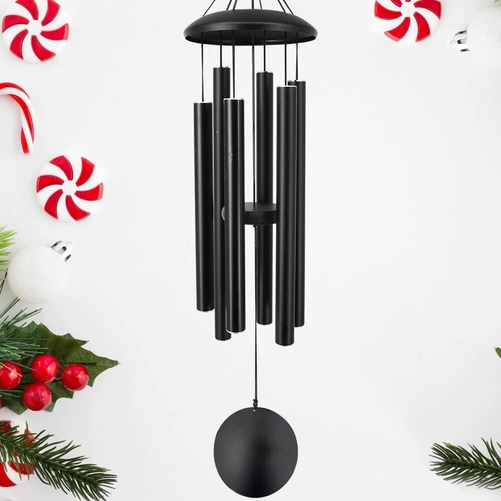 Hand-Tuned 36'' Wind Chimes with 6 Tubes - Perfect for Garden and Memorial Gifts