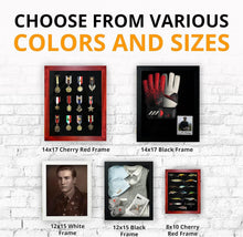 Load image into Gallery viewer, Versatile 14" x 17" Shadow Box for Weddings, Military, or Graduation Keepsakes