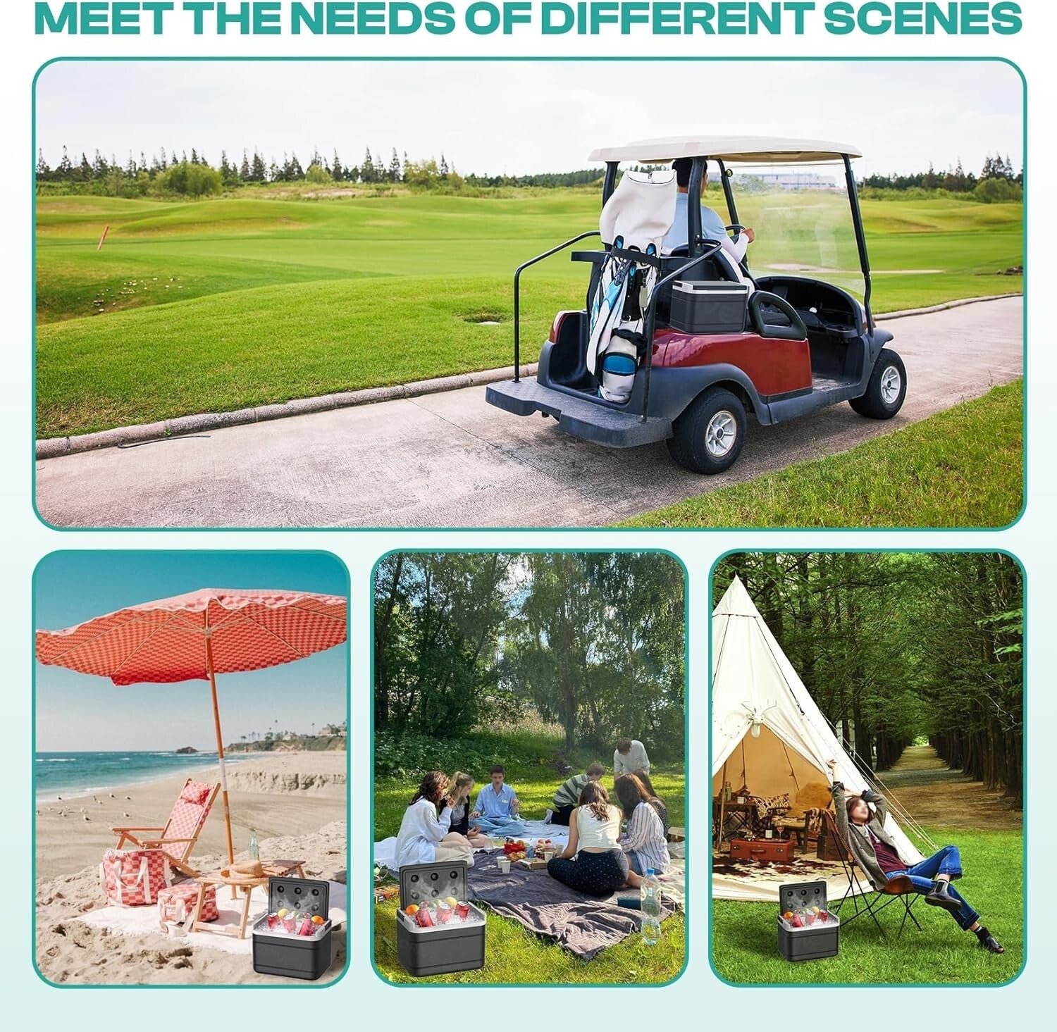 Effortless Club Car Cooler for Precedent, Tempo, Onward - Refreshment on Demand