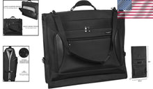 Load image into Gallery viewer, Lightweight 45-Inch Garment Bag with Shoulder Strap &amp; 9 Pockets for Easy Travel