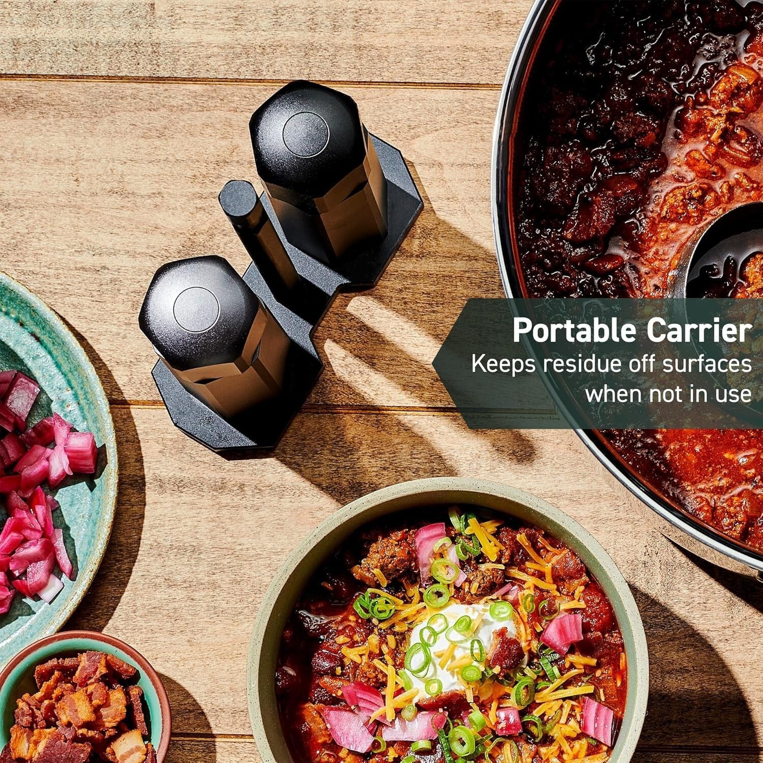 Premium Stainless Steel Salt and Pepper Mill Set with Adjustable Burr Grinder