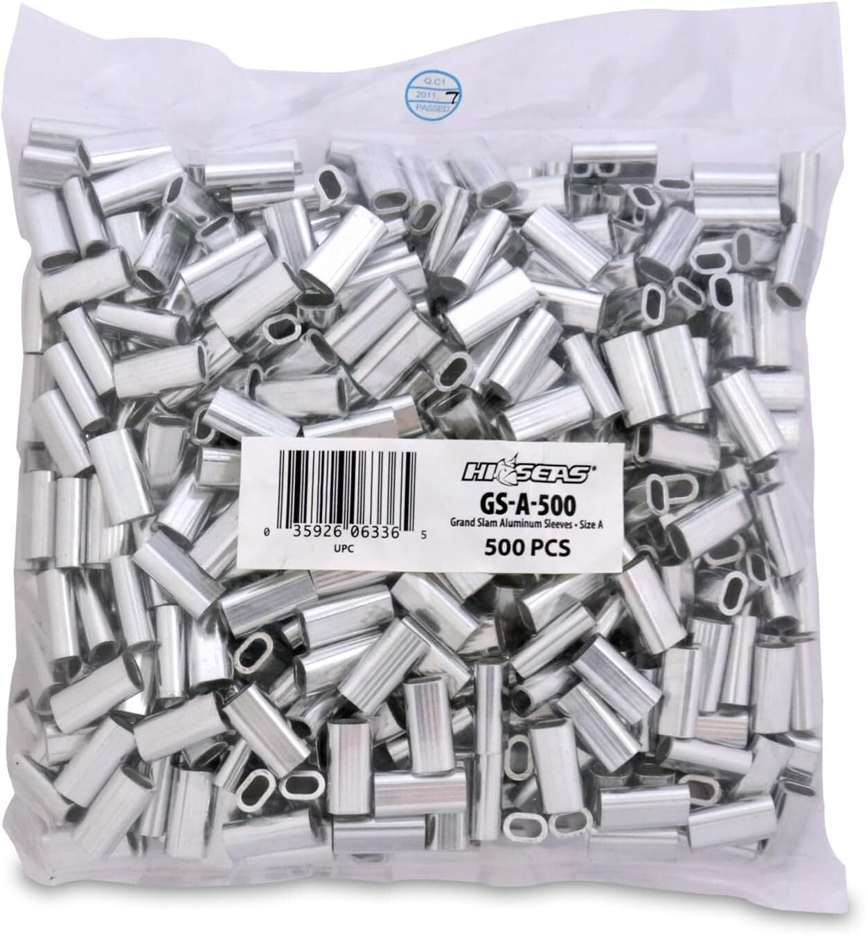Strong Aluminum Fishing Line Crimps - 500 Pack for Secure Offshore Connections
