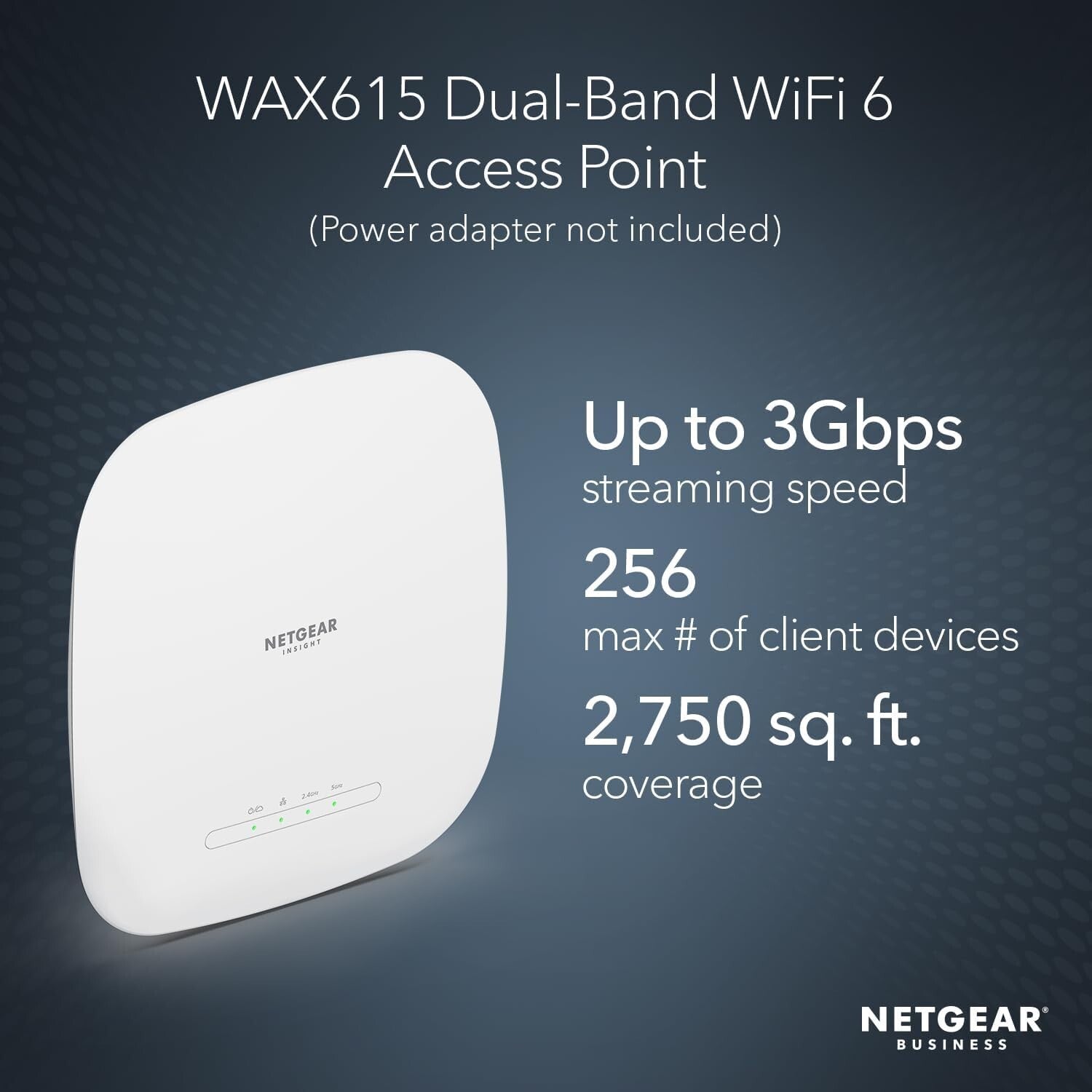 Advanced PoE+ WiFi 6 Dual-Band Access Point - Remote Management & Installation