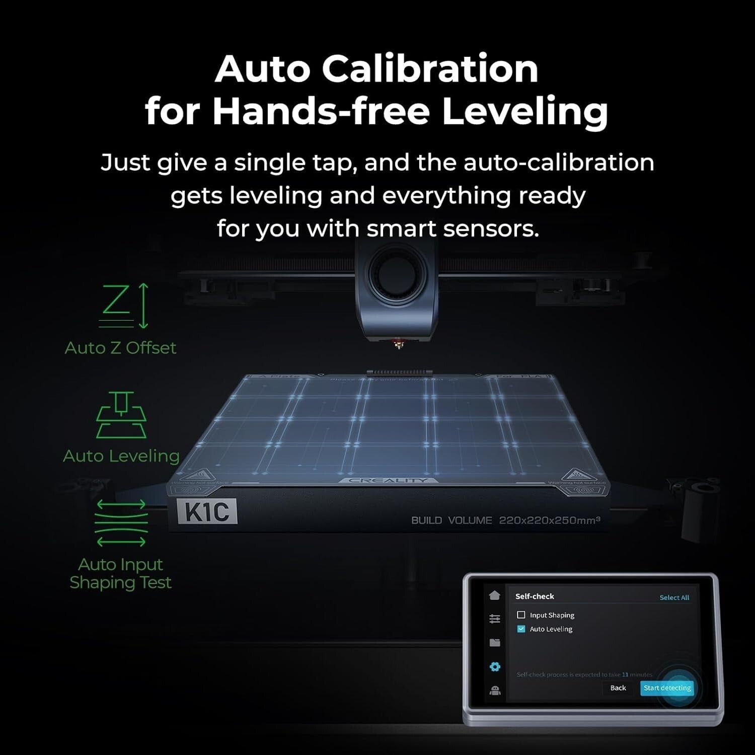 Next-Gen K1C 3D Printer - 600mm/s Speed, AI Monitoring, Carbon Fiber Compatible