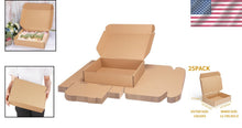 Load image into Gallery viewer, Bulk 25 Pack Tuck Top Shipping Boxes 13x10x3 - Ideal for Small Business Use
