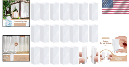 40 Piece Magnetic Weights Set for Curtains - Waterproof & Stylish Home Use