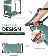 Load image into Gallery viewer, Comfortable Foldable Garden Kneeler with Tool Bag - Gift for Gardening Moms