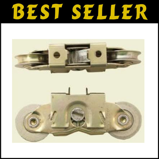 Set of 2 Lightweight 20-Inch Metal Patio Door Rollers - Easy Installation