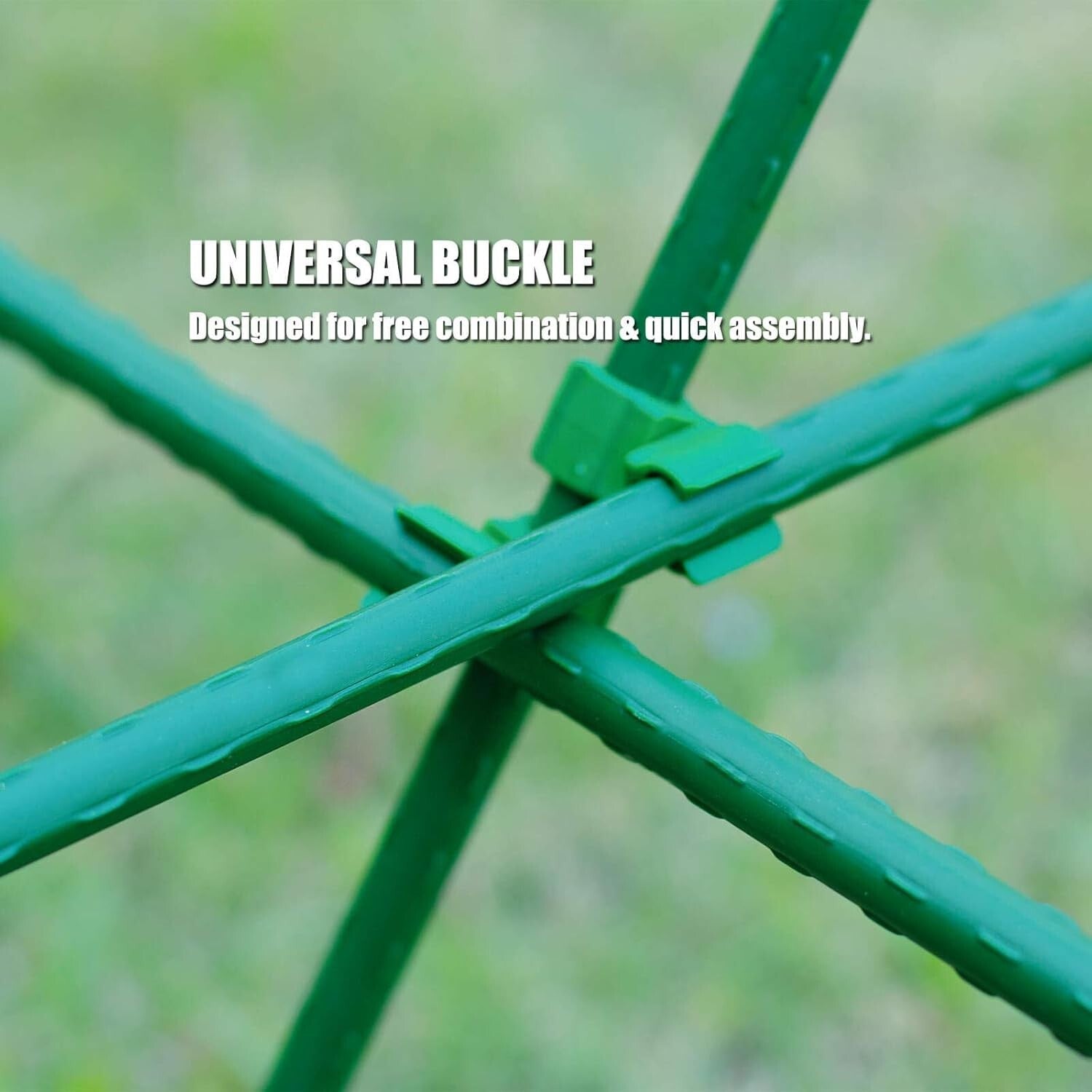 26 Durable Plastic-Coated Plant Support Stakes - Ideal Trellis for Vegetables