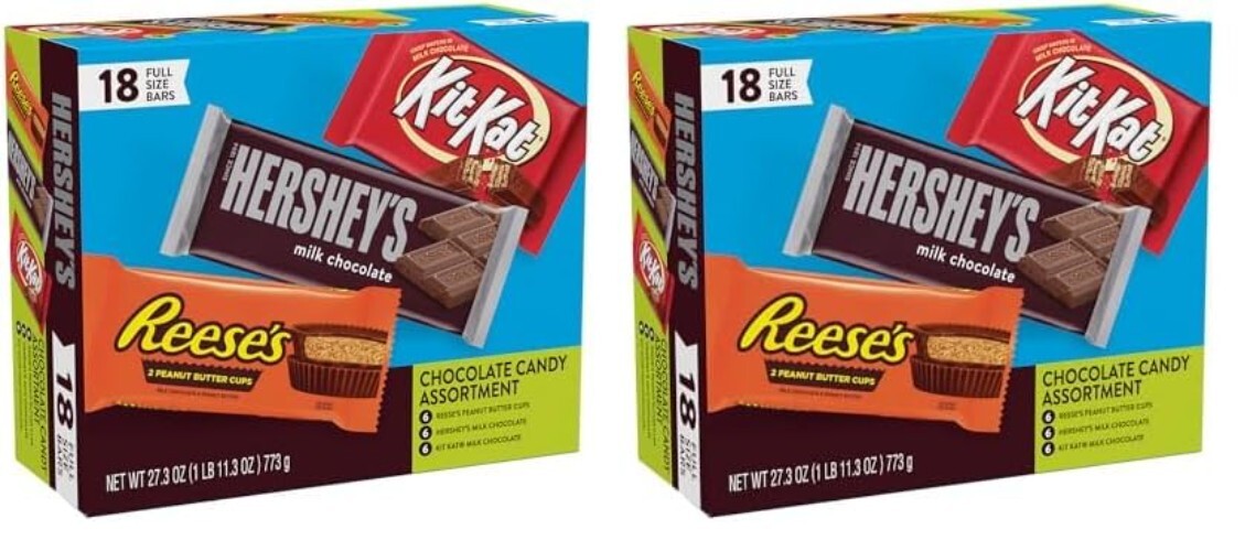 Assorted KIT KAT & REESE'S Chocolate Bars - 54.6 oz, Perfect for Celebrations