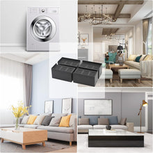 Load image into Gallery viewer, 8 Pack Heavy Duty Bed Risers, 5-Inch with Wide L Shape for Furniture Stability