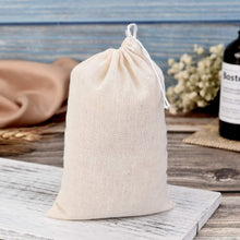 Load image into Gallery viewer, Natural Canvas Drawstring Sachets - Perfect for Tea, Gifts &amp; Events 200 Count