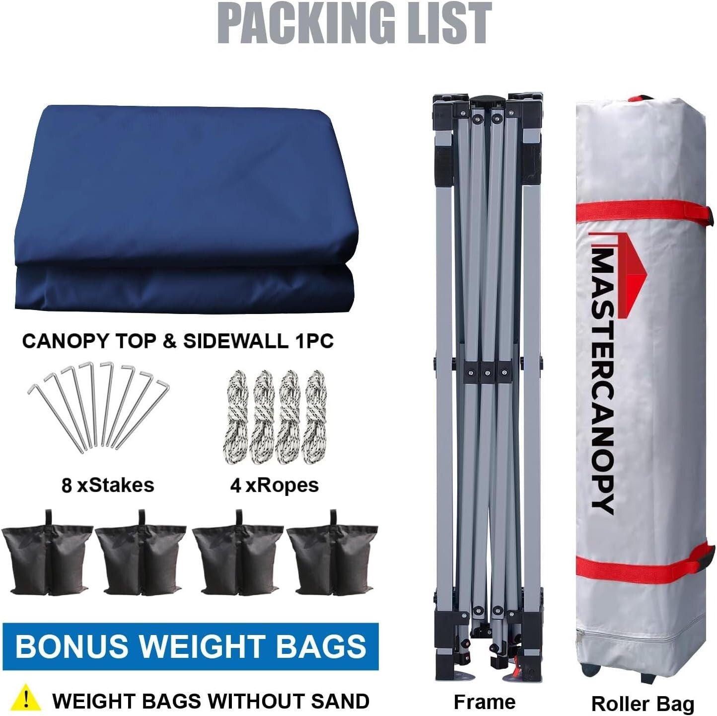 Sturdy 10'x10' Outdoor Canopy Tent with Vent and Sidewall - Easy Portable Design